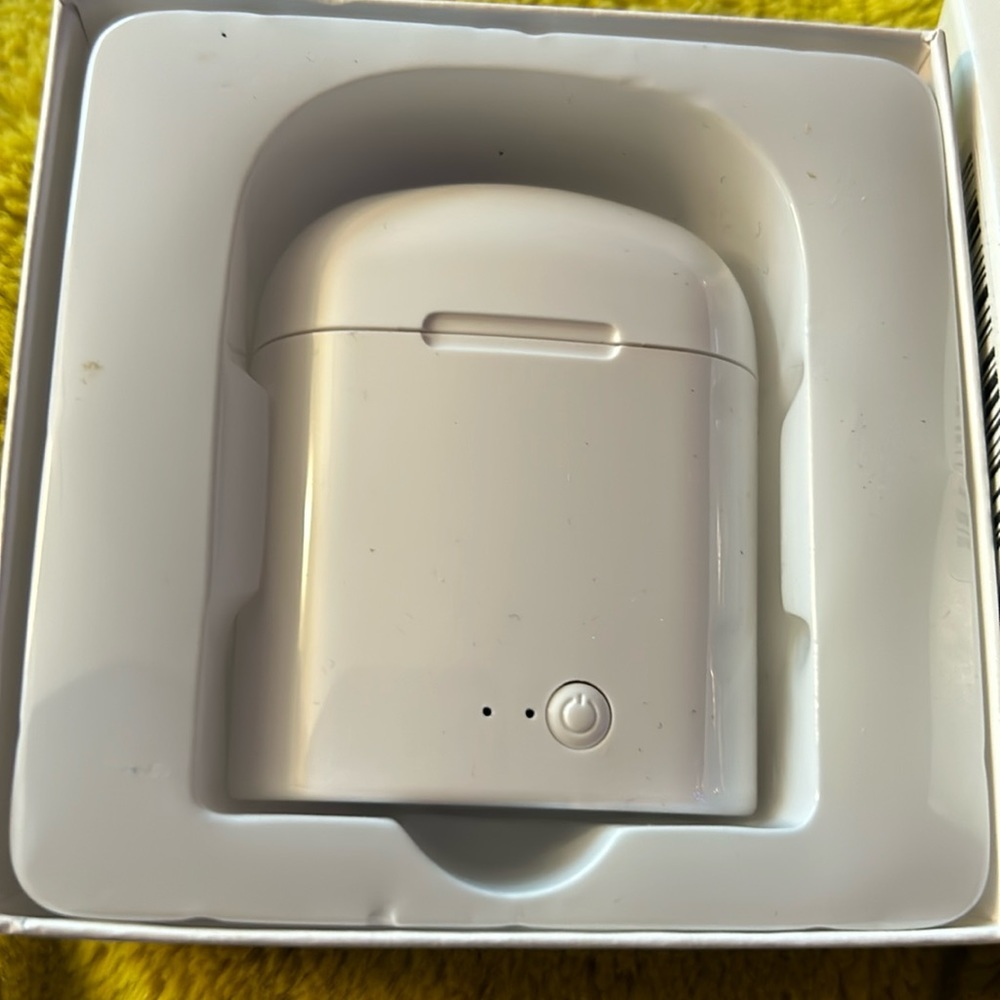 TWS i7S Earbuds - White Wireless Bluetooth Earbuds - NEW